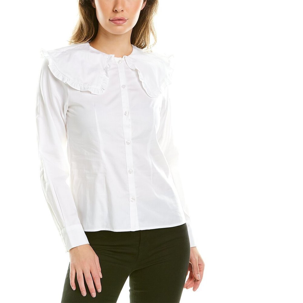 Garrie B Ruffle Blouse